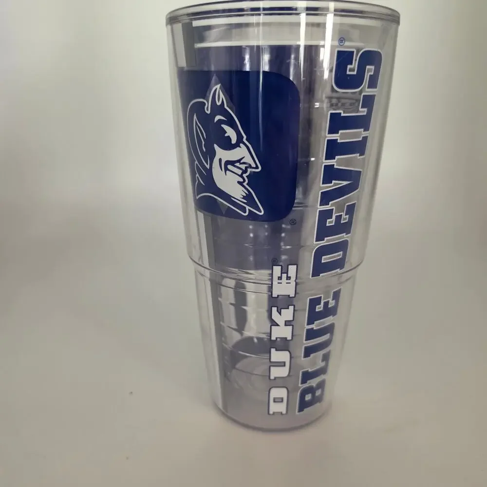 TERVIS Duke University Blue Devils 24oz Insulated Tumbler Blue Clear NO LID